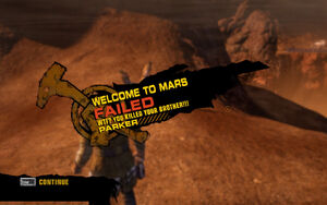 Fail indicator after killing Dan Mason