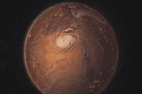 Mars after the destruction of the Terraformer