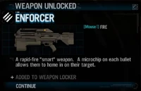 Enforcer's unlock information