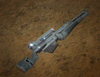 Sniper Rifle lying on the ground