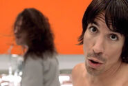 Anthony Kiedis and John Frusciante in the music video for Can't Stop