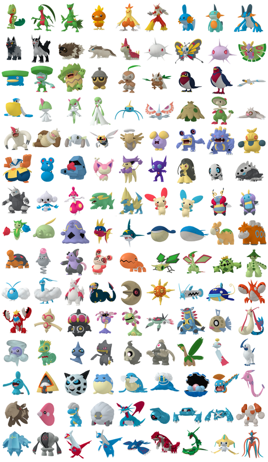 Hoenn pokemon best sale