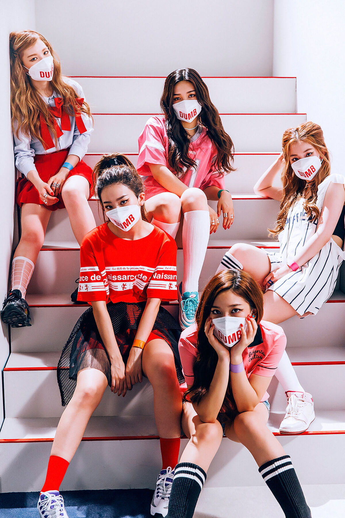 Red Velvet 1st Album The Red Photocard Full Set Dumb Dumb