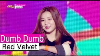 HOT Red Velvet - Dumb Dumb, 레드벨벳 - 덤덤, Show Music core 20151003