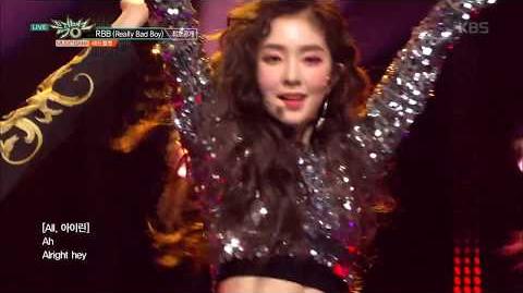 뮤직뱅크 Music Bank - RBB(Really Bad Boy) - 레드벨벳(Red Velvet)