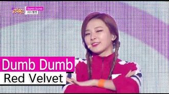 HOT Red Velvet - Dumb Dumb, 레드벨벳 - 덤덤, Show Music core 20151017