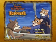 Redwall - Season Three, DVD menu disc one
