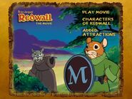 Redwall: The Movie DVD menu