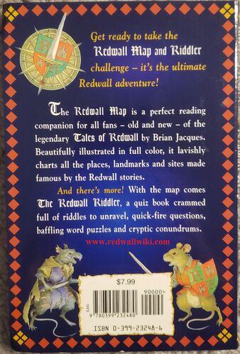 Redwall Map & Riddler  Redwall Wiki  Brian Jacques and Redwall 
