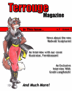 Terrouge E-zine's first cover page. (Illustration by K