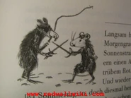 Matthias battles Cluny the Scourge