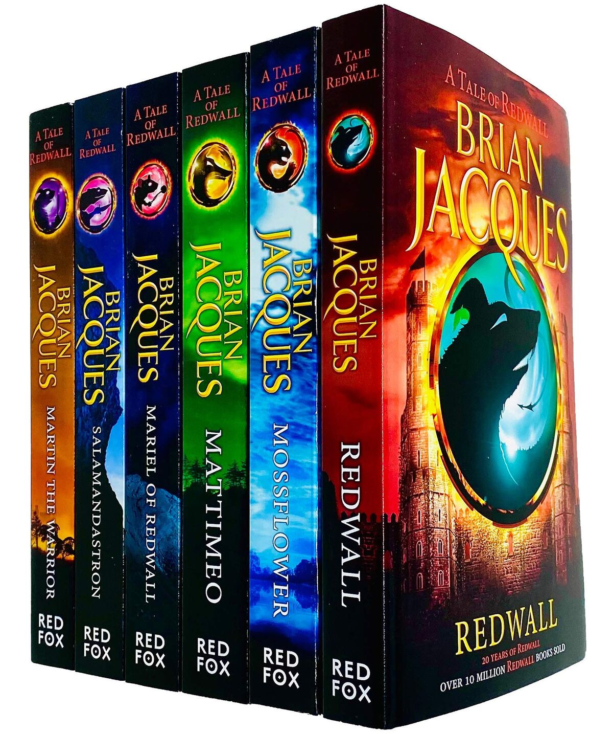 Redwall Series Books 1 6 Collection Set Redwall Wiki Brian