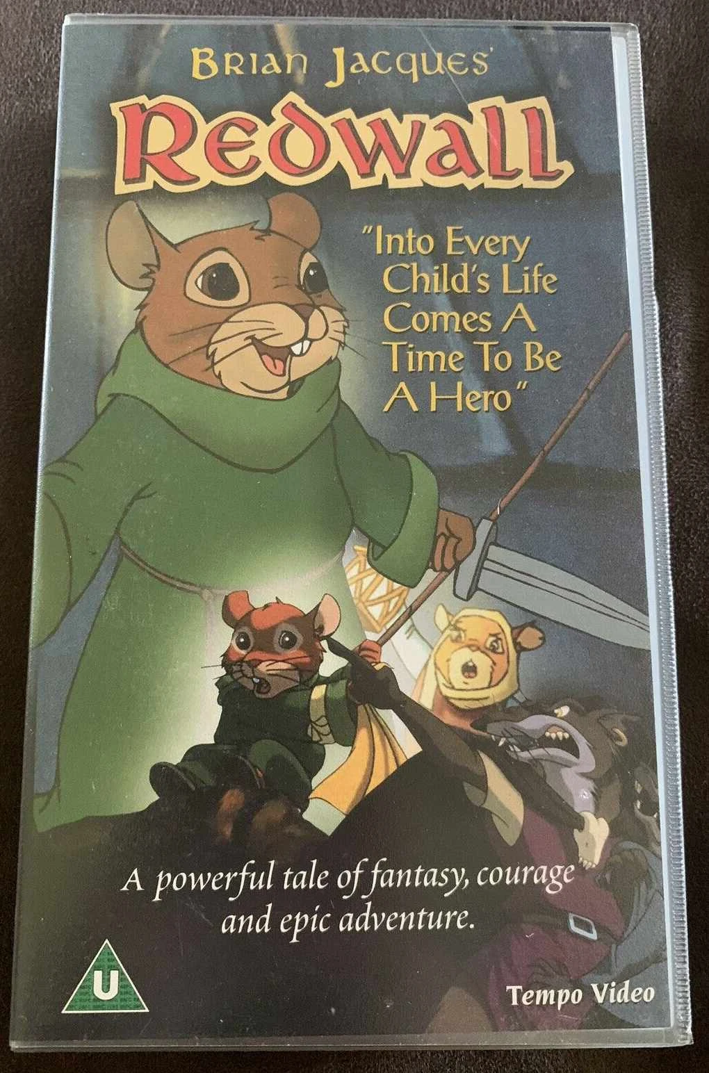 Redwall - The Movie (2000) VHS | Redwall Wiki | Brian Jacques and