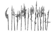 Weaponry from The Sable Quean