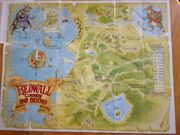 Redwall Map & Riddler Poster