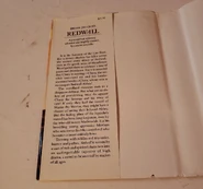 Redwall first impression $15.95 dust jacket left flap