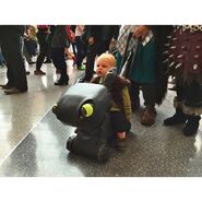 Cutest lil cosplayer...