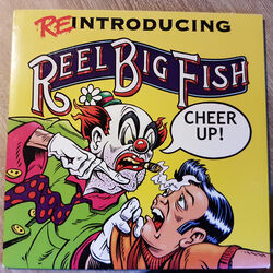 Limited NWT! Reel Big Fish Cheer Up! American Rock Band Music Logo