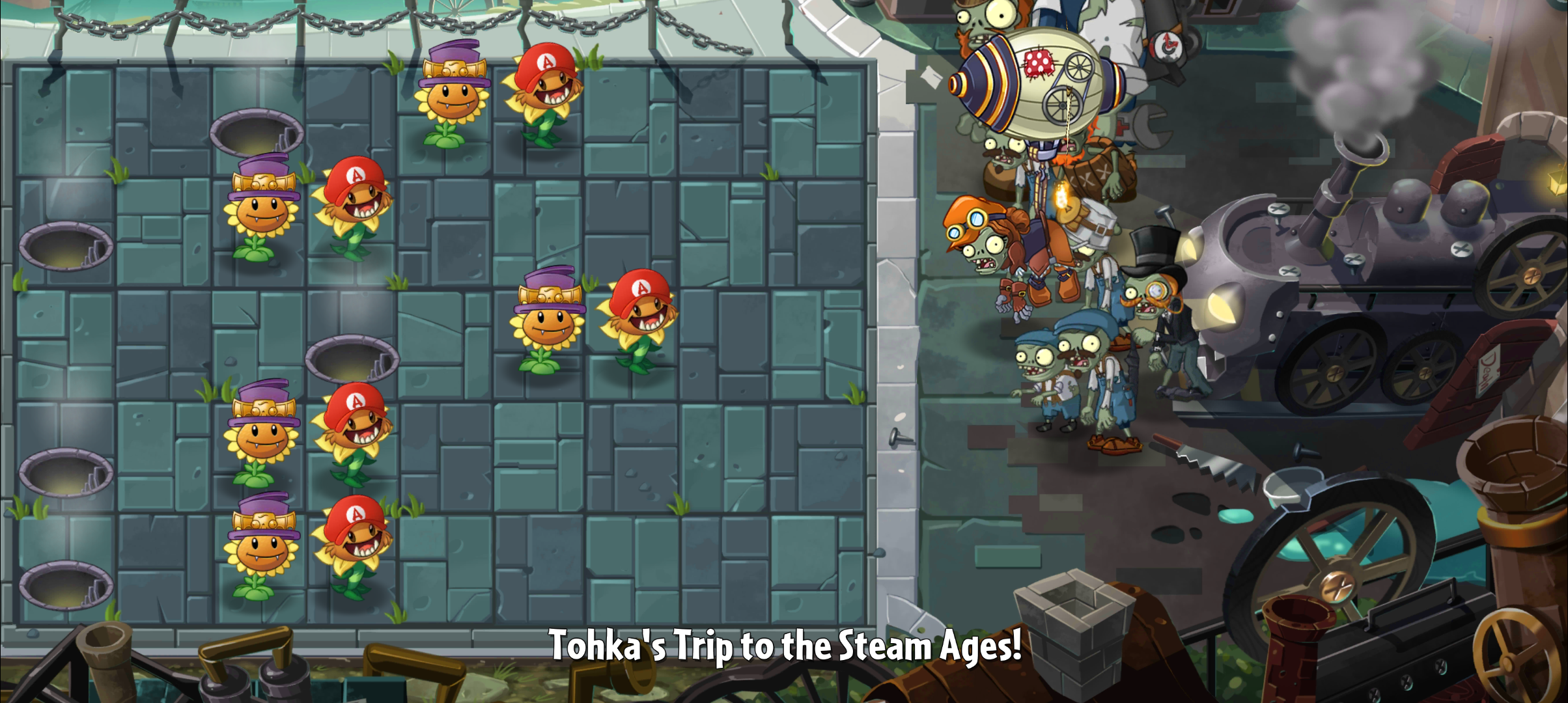 Steam Age - Day 21, Plants vs. Zombies Wiki
