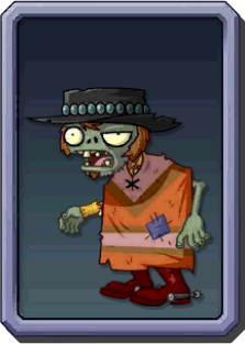 How to Draw Poncho Zombie, Plants vs Zombies