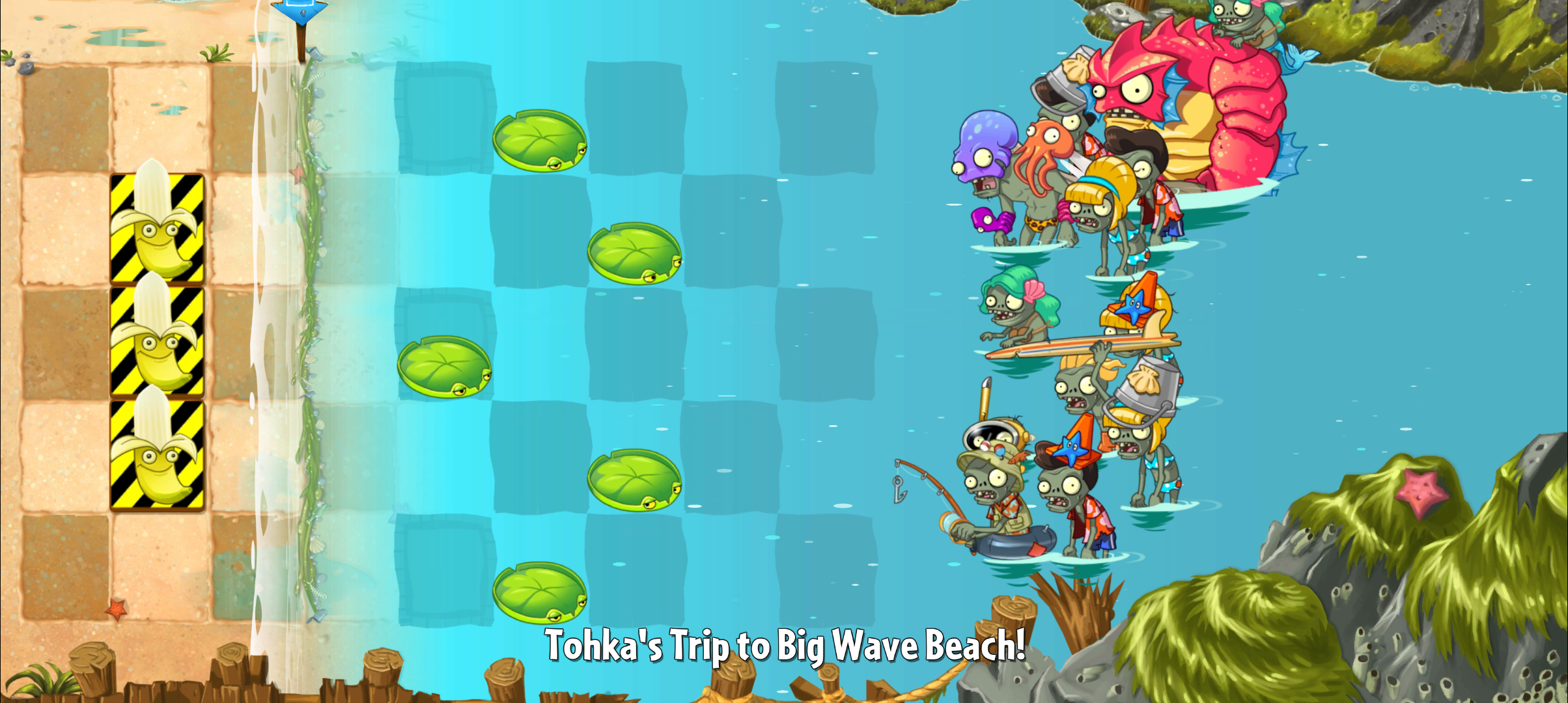 Plants vs Zombies 2, Big Wave Beach Day 30