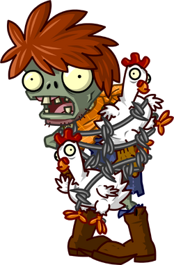 Chicken Wrangler Zombie | Plants vs. Zombies: Reflourished Wiki