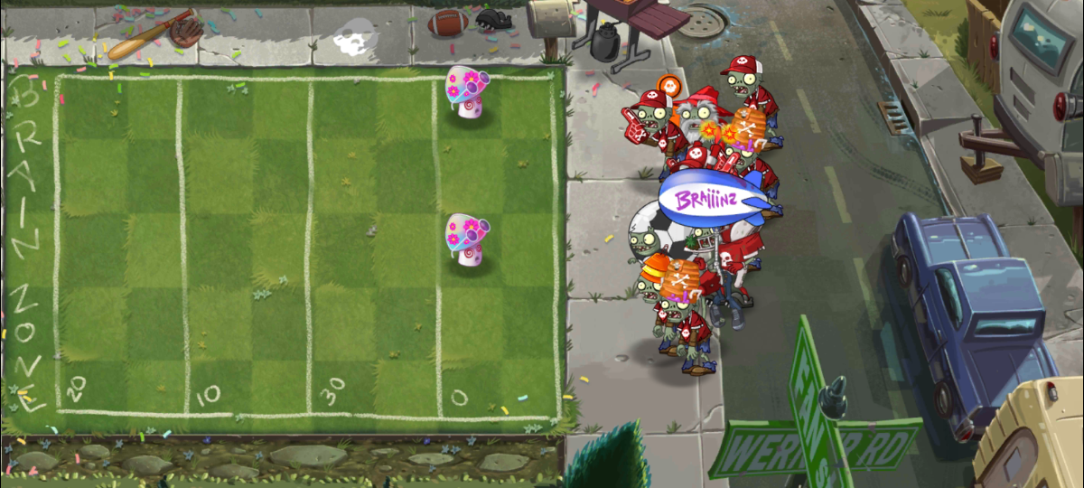 Big Brainz - Level 1, Plants vs. Zombies: Reflourished Wiki