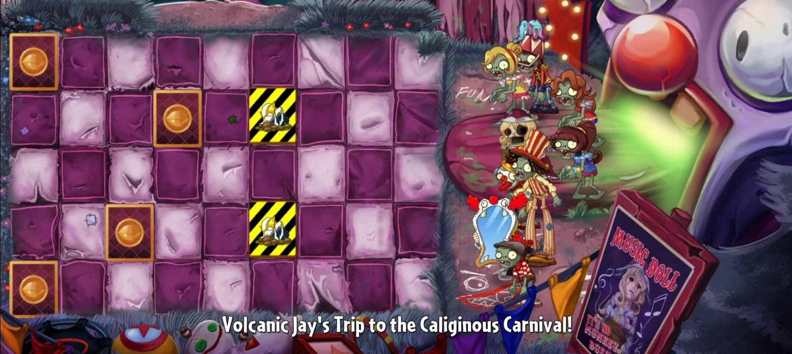 Caliginous Carnival - Night 27 | Plants vs. Zombies: Reflourished