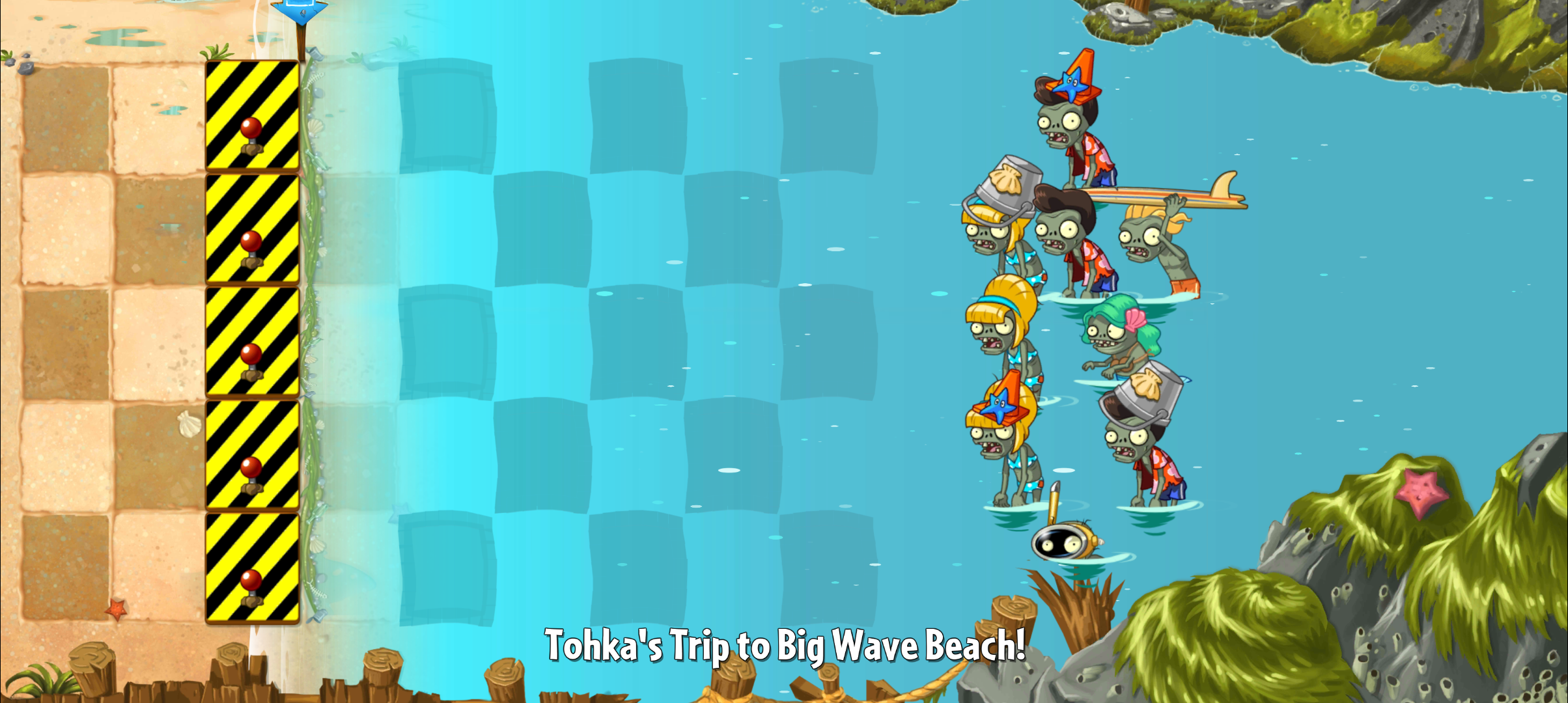 Big Wave Beach - Day 30, Plants vs. Zombies Wiki