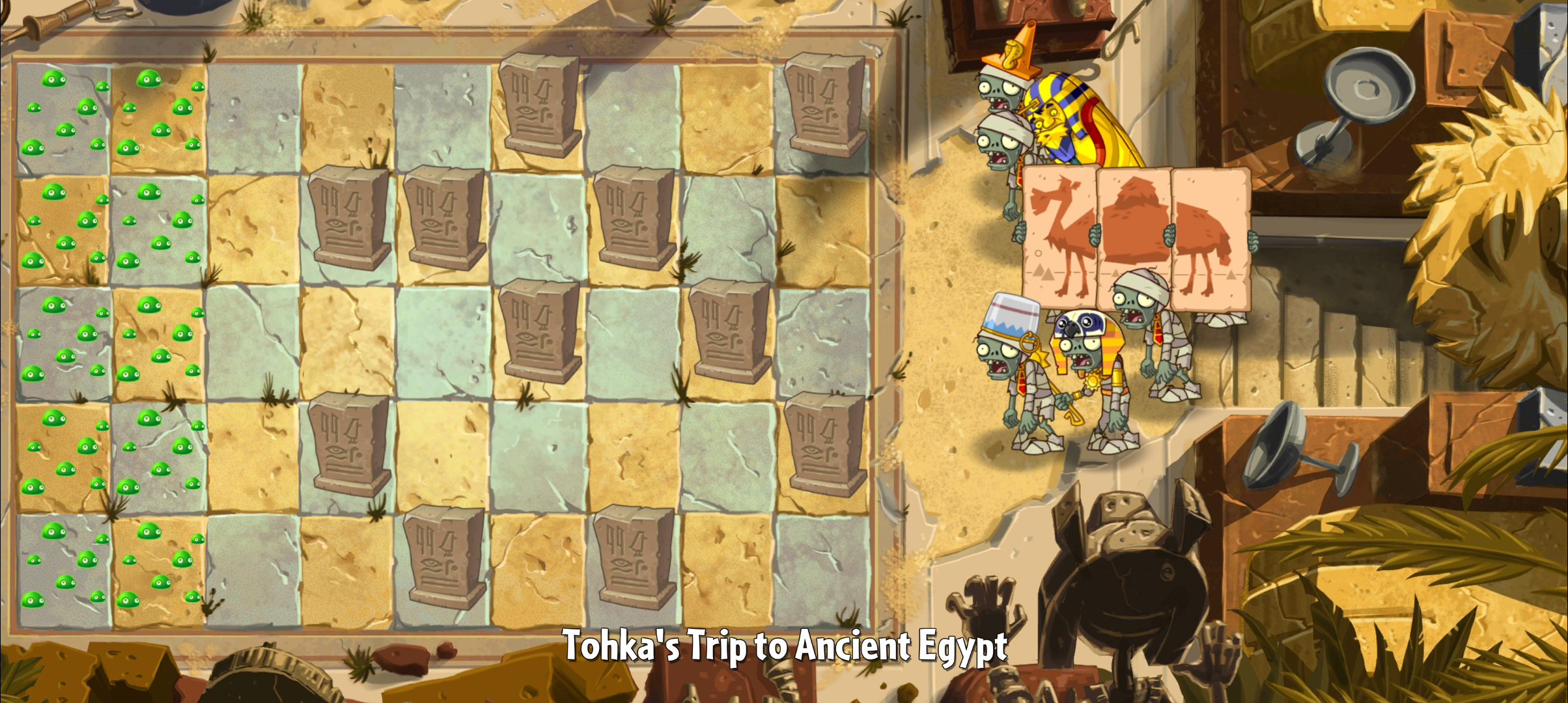 Ancient Egypt - Day 25, Plants vs. Zombies Wiki