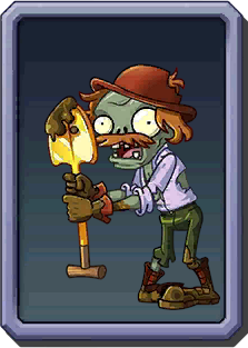 Excavator Plants Vs Zombies Wiki Fandom Powered - Plants And Zombies 2  Excavator Zombie Clipart, clipart, png clipart