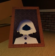Atticphoto.png (223 KB) A painting of an unknown character prior to its removal, was found in the lobbys "attic".