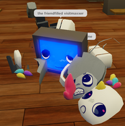 Scag and Prototype with his meshes bugged, leaving both on the floor.