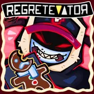 Pest in one of the Christmas thumbnails for Regretevator.