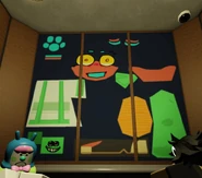 The texture map used for Gregoriah's 3D model.