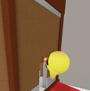 Ditto, but from outside the elevator.