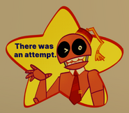 Reddy captioned "There was an attempt." (skittles_bars)