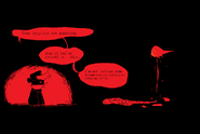 The fourth panel: Pest and Folly talking to eachother.