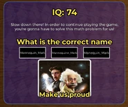 The screen that displays while the gameplay stops.
