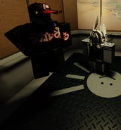 A bug where Pest floats after Melanie's Jump Time.