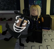 A player holding an Anchor.