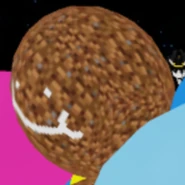 Minecraft dirt block texture.