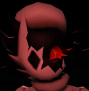 Folly looking at the viewer in the Melanie Teaser.