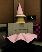 Lampert in a "Pretty Princess" costume after a WilliamPlayz57 elevator event.
