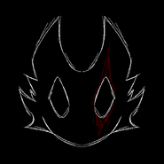 Drawing of Folly's mask from Catjammy's twitter