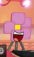 Robot Flower reacting to you getting an item.