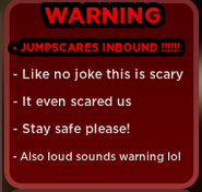 The fake Warning UI replacing the update changes.