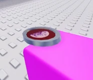 What appears to be a planet, presumably Earth, on the red side.