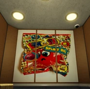 A packaged Distressed Red Ball.