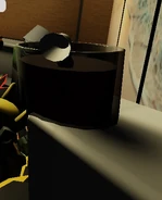 Chocolate Milk being held in first-person.